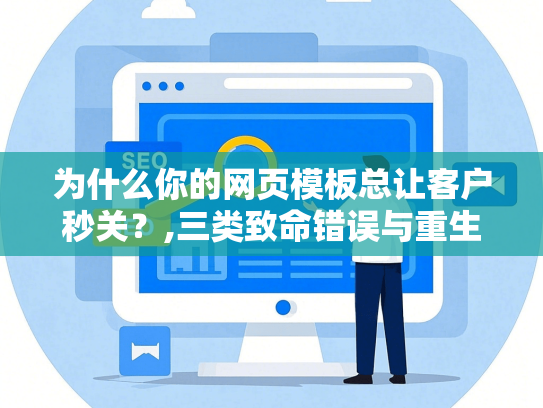 为什么你的网页模板总让客户秒关？,三类致命错误与重生方案