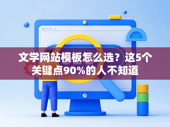 文学网站模板怎么选？这5个关键点90%的人不知道