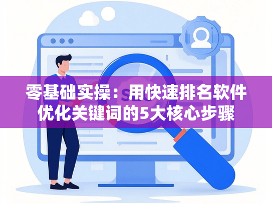 零基础实操：用快速排名软件优化关键词的5大核心步骤
