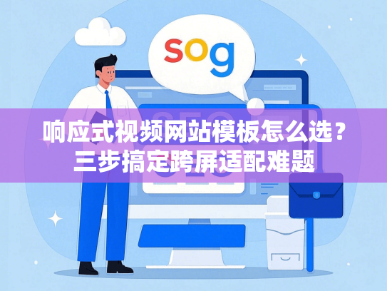 响应式视频网站模板怎么选？三步搞定跨屏适配难题