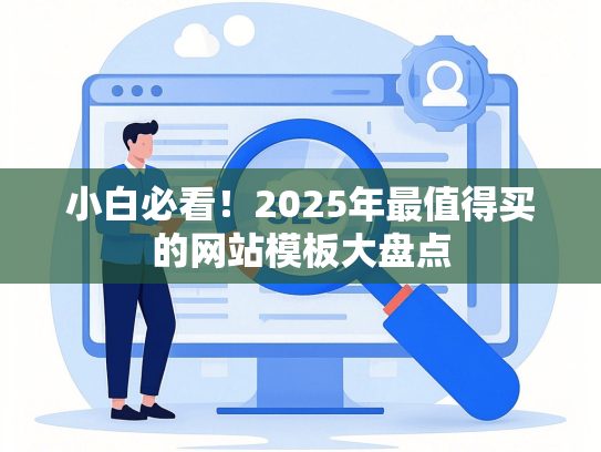 小白必看！2025年最值得买的网站模板大盘点-第1张图片