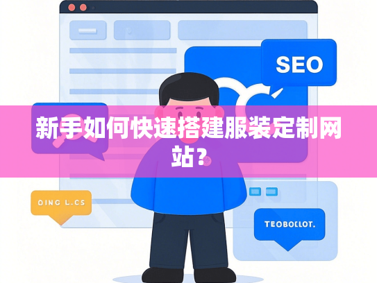 新手如何快速搭建服装定制网站？