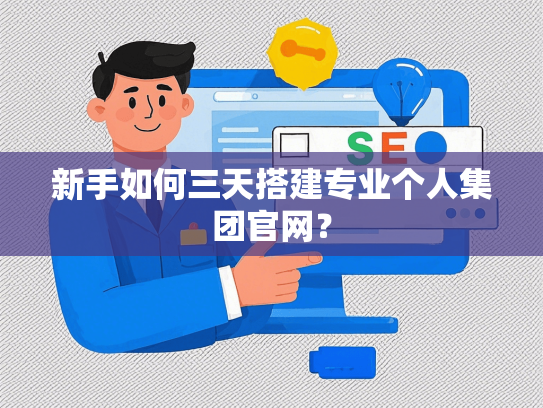 新手如何三天搭建专业个人集团官网？