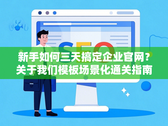 新手如何三天搞定企业官网？关于我们模板场景化通关指南