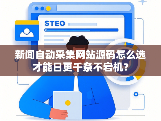 新闻自动采集网站源码怎么选才能日更千条不宕机？