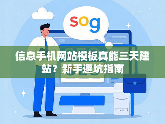 信息手机网站模板真能三天建站？新手避坑指南-第1张图片