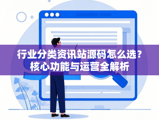 行业分类资讯站源码怎么选？核心功能与运营全解析