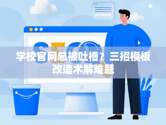 学校官网总被吐槽？三招模板改造术解难题