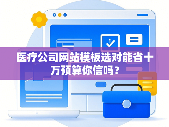 医疗公司网站模板选对能省十万预算你信吗？