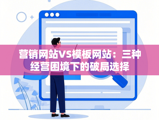 营销网站VS模板网站：三种经营困境下的破局选择