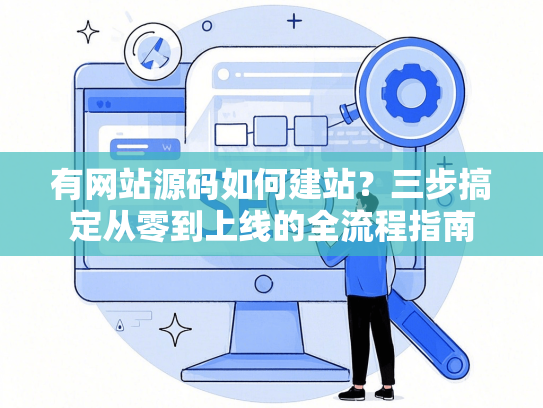 有网站源码如何建站？三步搞定从零到上线的全流程指南-第1张图片