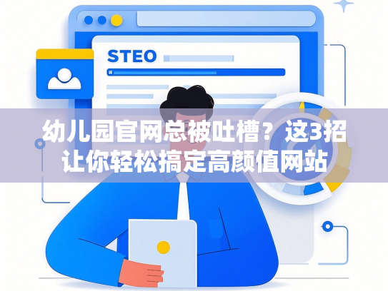 幼儿园官网总被吐槽？这3招让你轻松搞定高颜值网站