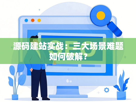 源码建站实战：三大场景难题如何破解？