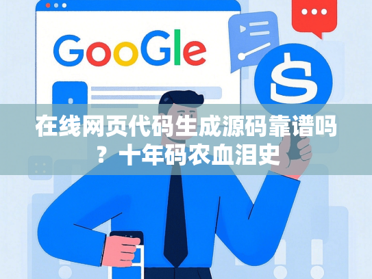 在线网页代码生成源码靠谱吗？十年码农血泪史