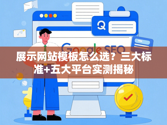 展示网站模板怎么选？三大标准+五大平台实测揭秘