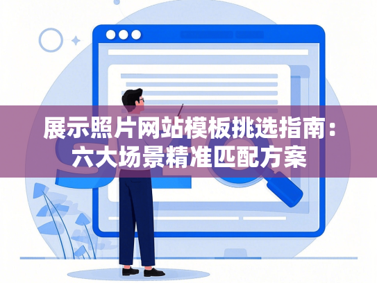 展示照片网站模板挑选指南：六大场景精准匹配方案