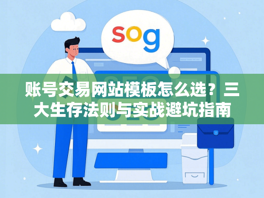 账号交易网站模板怎么选？三大生存法则与实战避坑指南