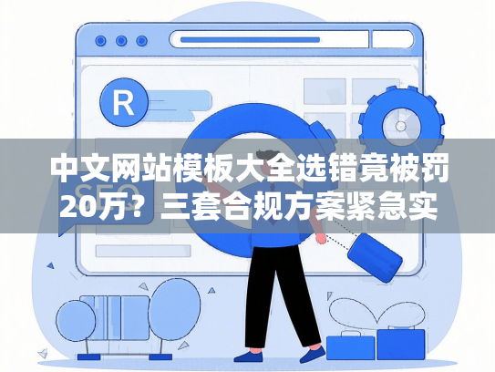 中文网站模板大全选错竟被罚20万？三套合规方案紧急实测