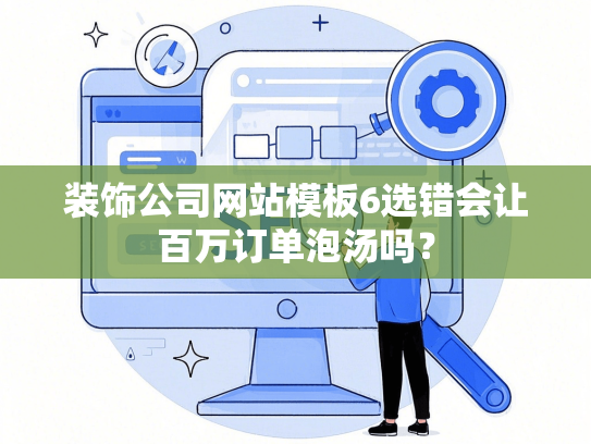 装饰公司网站模板6选错会让百万订单泡汤吗？