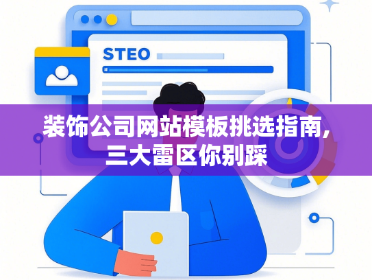 装饰公司网站模板挑选指南,三大雷区你别踩