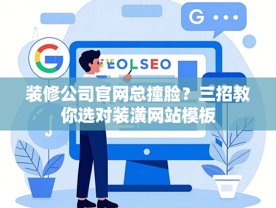 装修公司官网总撞脸？三招教你选对装潢网站模板