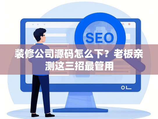 装修公司源码怎么下？老板亲测这三招最管用