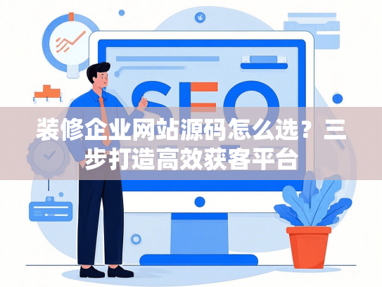 装修企业网站源码怎么选？三步打造高效获客平台