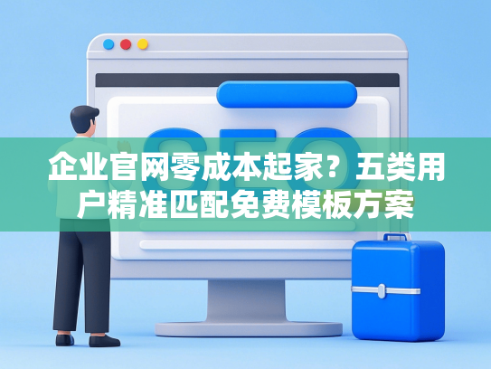 企业官网零成本起家？五类用户精准匹配免费模板方案