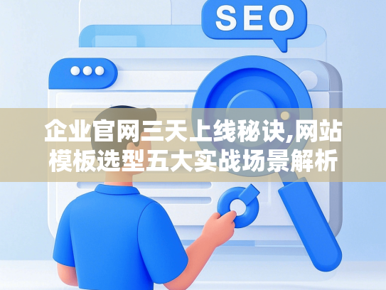 企业官网三天上线秘诀,网站模板选型五大实战场景解析