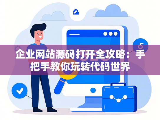 企业网站源码打开全攻略：手把手教你玩转代码世界-第1张图片