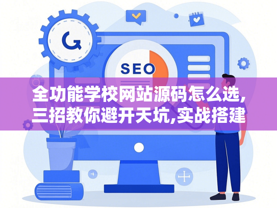 全功能学校网站源码怎么选,三招教你避开天坑,实战搭建指南