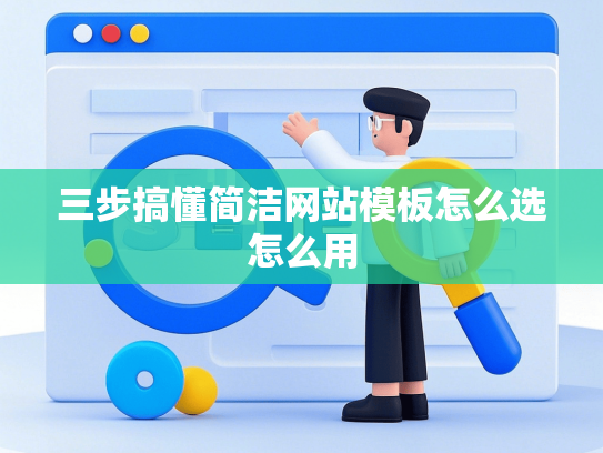 三步搞懂简洁网站模板怎么选怎么用