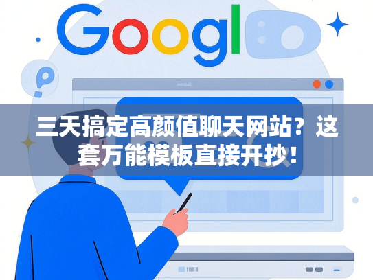 三天搞定高颜值聊天网站？这套万能模板直接开抄！