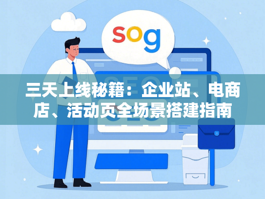 三天上线秘籍：企业站、电商店、活动页全场景搭建指南-第1张图片
