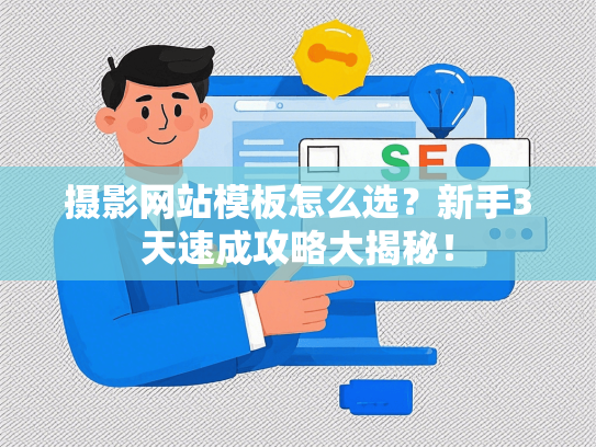 摄影网站模板怎么选？新手3天速成攻略大揭秘！