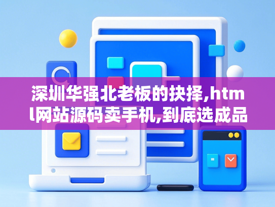 深圳华强北老板的抉择,html网站源码卖手机,到底选成品还是定制