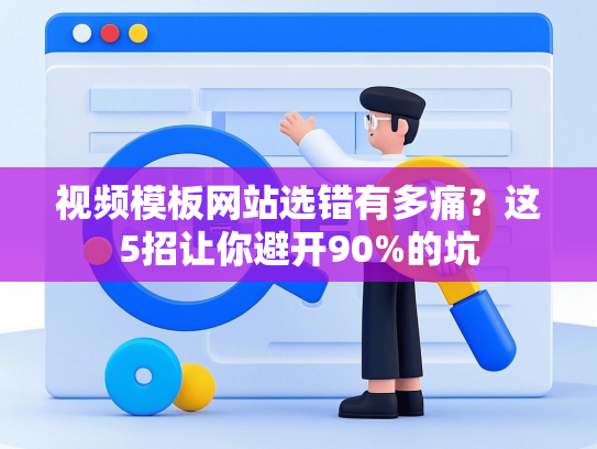 视频模板网站选错有多痛？这5招让你避开90%的坑