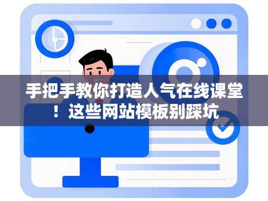 手把手教你打造人气在线课堂！这些网站模板别踩坑