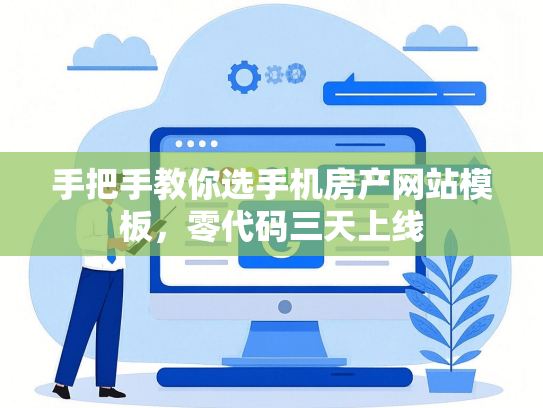 手把手教你选手机房产网站模板，零代码三天上线
