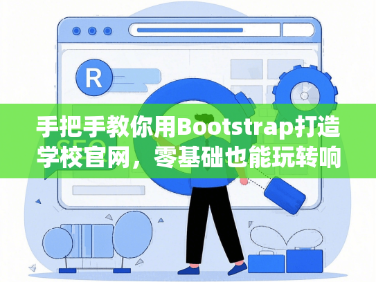 手把手教你用Bootstrap打造学校官网，零基础也能玩转响应式设计！