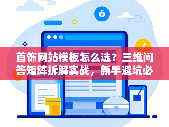 首饰网站模板怎么选？三维问答矩阵拆解实战，新手避坑必看指南