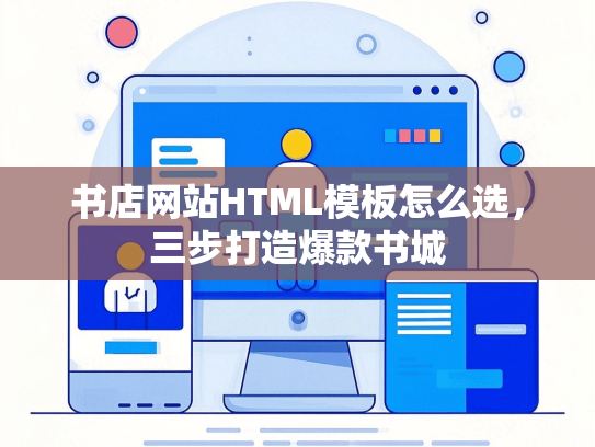 书店网站HTML模板怎么选，三步打造爆款书城