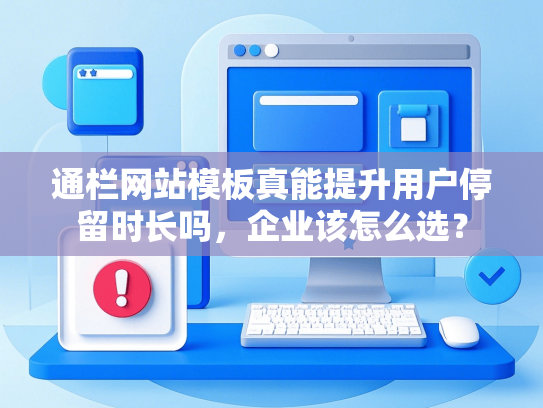 通栏网站模板真能提升用户停留时长吗，企业该怎么选？