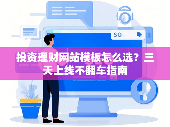 投资理财网站模板怎么选？三天上线不翻车指南