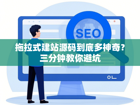 拖拉式建站源码到底多神奇？三分钟教你避坑