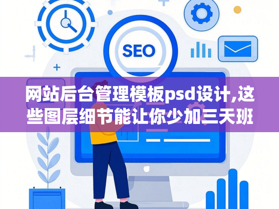 网站后台管理模板psd设计,这些图层细节能让你少加三天班-第1张图片
