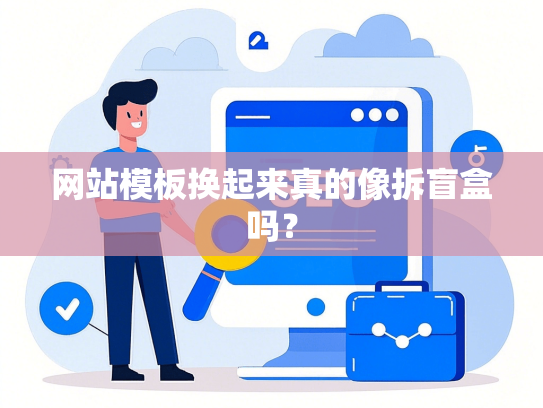 网站模板换起来真的像拆盲盒吗？