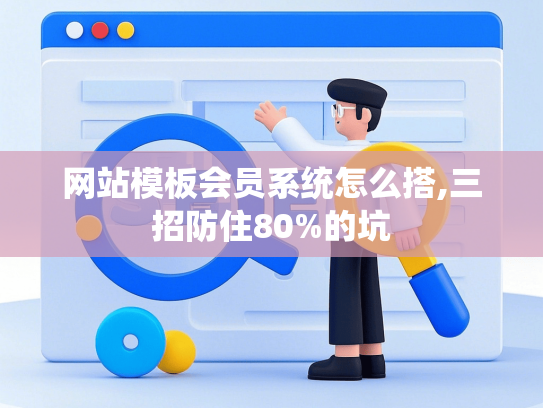 网站模板会员系统怎么搭,三招防住80%的坑