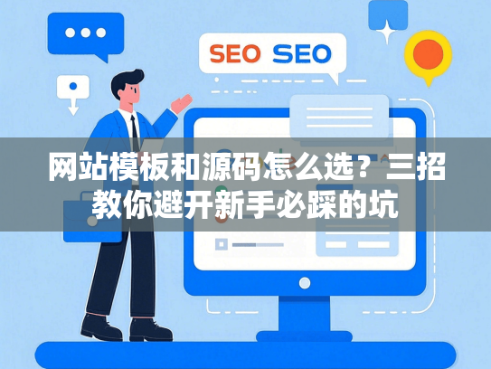 网站模板和源码怎么选？三招教你避开新手必踩的坑-第1张图片