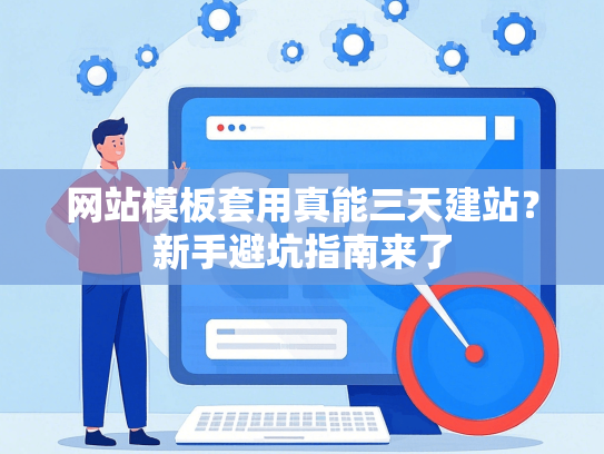网站模板套用真能三天建站？新手避坑指南来了